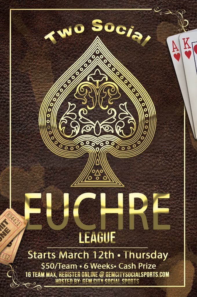 Euchre League Flyer